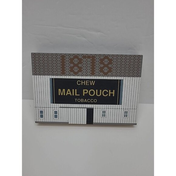 Vintage 1992 The Cat's Meow American Barn Series Ohio Barn Cat Mail Pouch - Picture 1 of 6